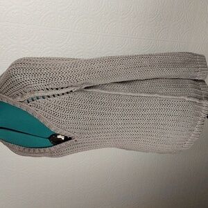 LOFT- Gray long sleeve ,cotton knit sweater